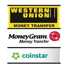 western union moneygram coinstar