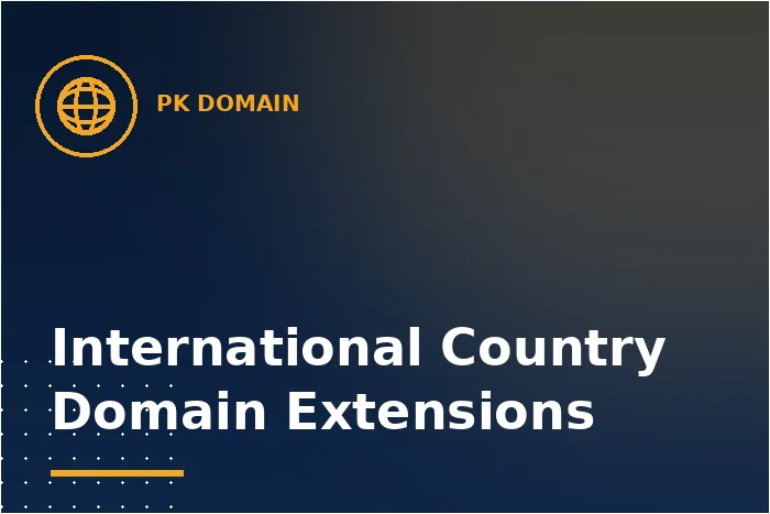 International Country Domain Extensions