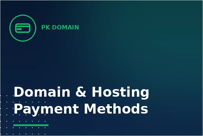 Domain & Hosting Payment Methods