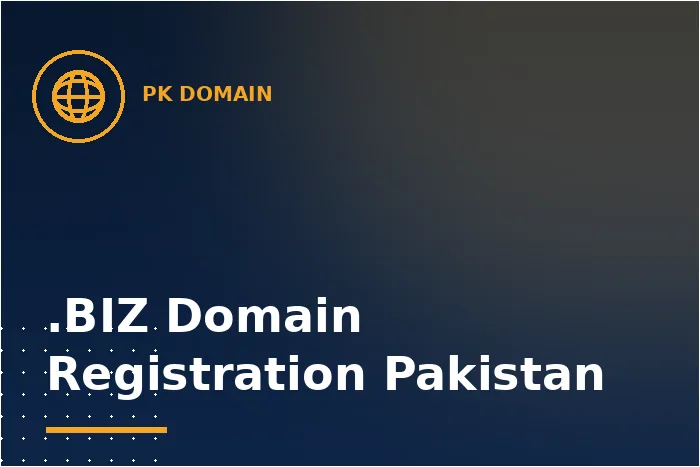 .BIZ Domain Registration Pakistan