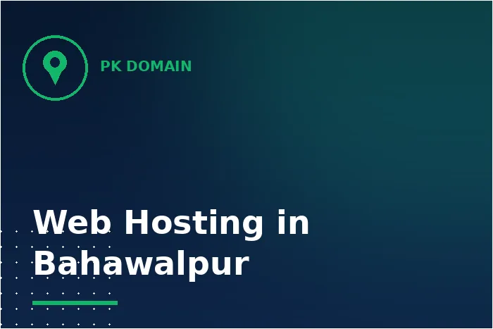 Web Hosting in Bahawalpur